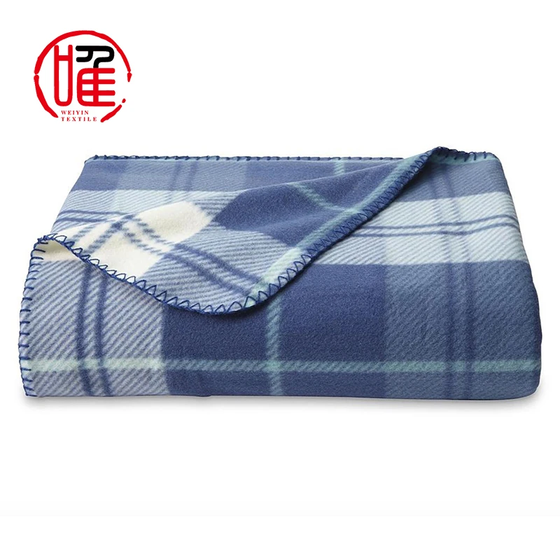Luxury Thickened Plaid Dyed Soft Warm Fluffy Fuzzy Couch Throw Mink Soft Polar Fleece Throw Blanket Wholesale