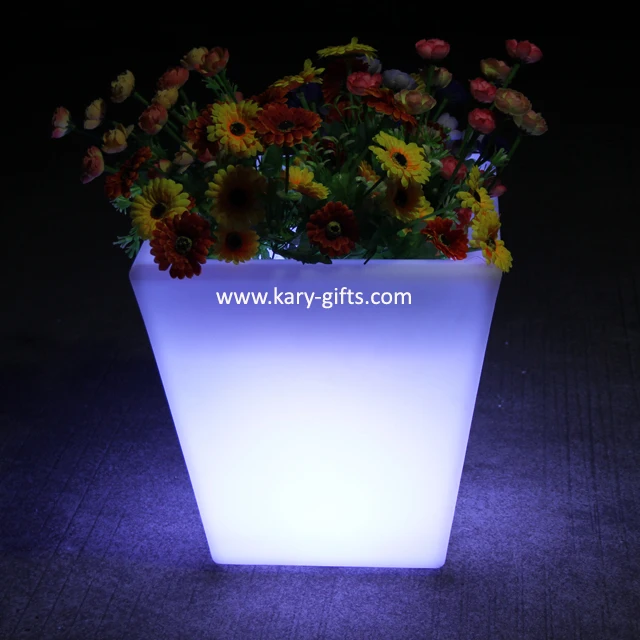 RGB Outdoor Luminous Garden Light Pots led furniture