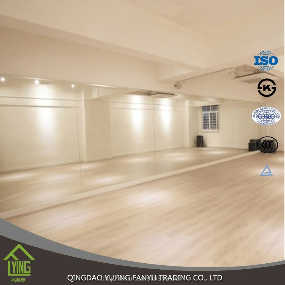 Safety Backed Silver Mirror for Gym/ Fitness Club/ Salon/ Yoga studios