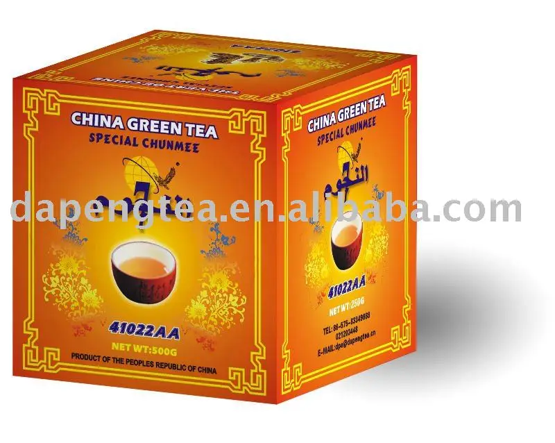 Dapeng tea factory green tea gunpowder and chunmee to African countries
