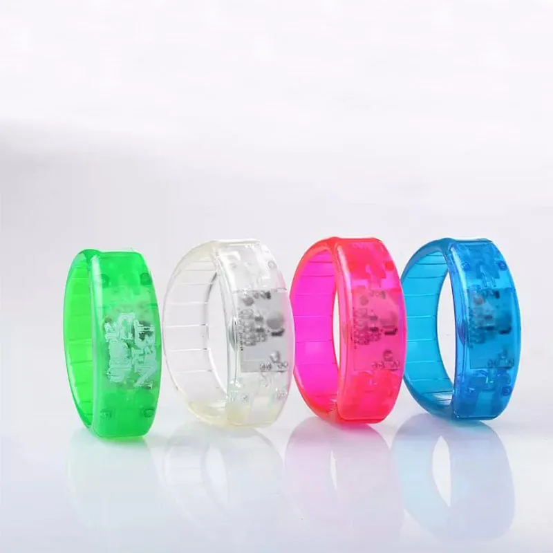 Sound Sensor Concert Music Activated Led Glowing Bracelet For Kids Man Woman