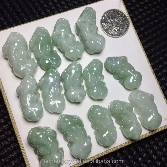 Wholesale pure natural jade high quality jadeite engrave pixiu