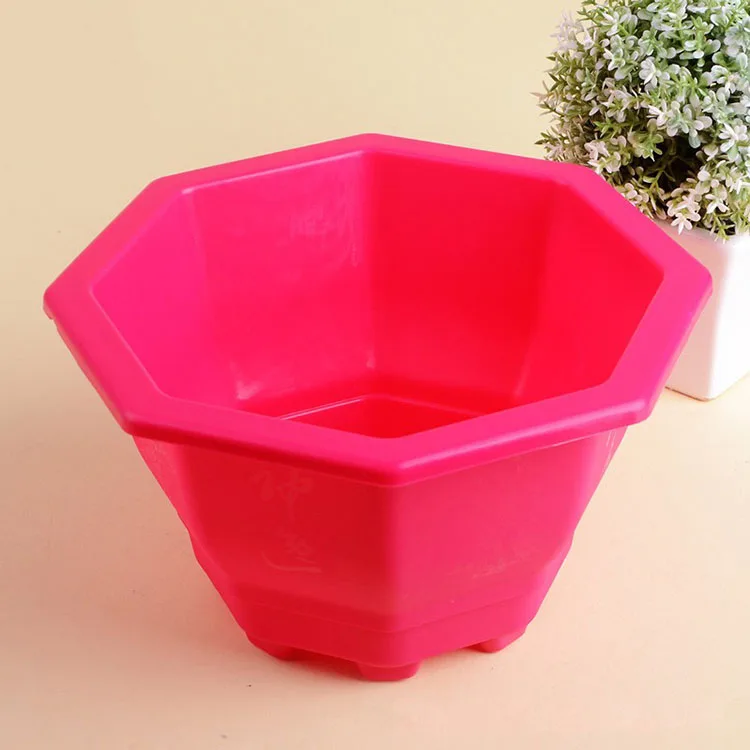 Firm Durable Ventilation Star Anise Garden Plastic Flower Pot