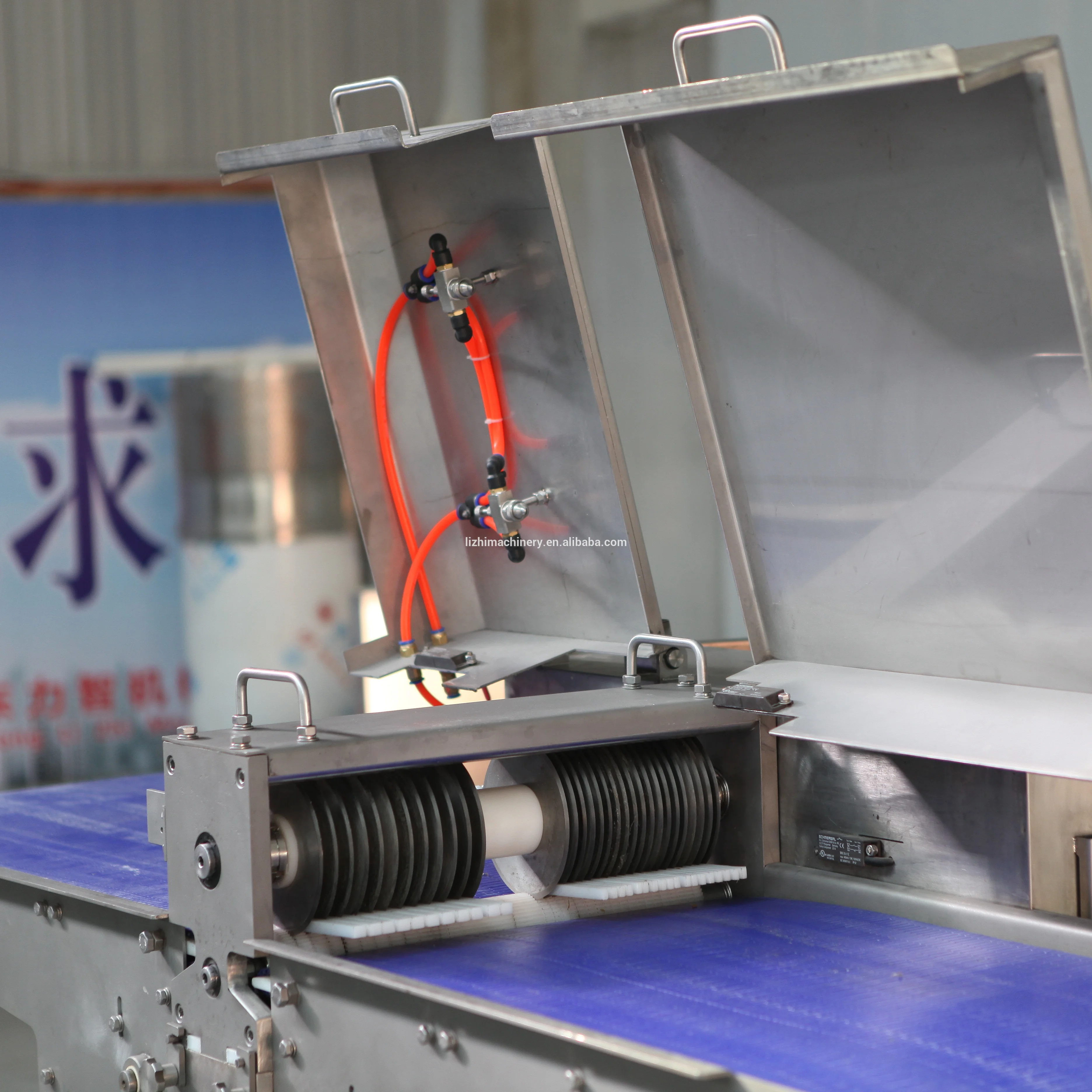 High efficiency automatic fresh goat meat beef steak roasted  fish slicer machine for food manufacturer