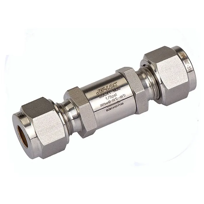 JW-LOK instrument one way check valve manufacturer