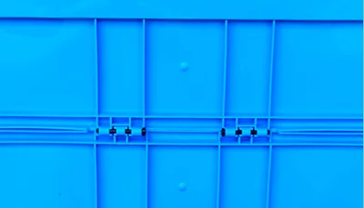 600*400*368 мм пластиковый твердый складной ящик/контейнер для хранения