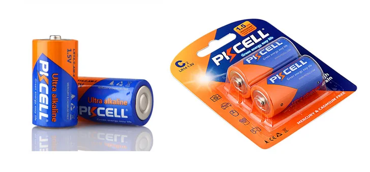Long Duration Time LR14 Non Rechargeable Battery AM2  1.5V C Size Alkaline dry cell battery