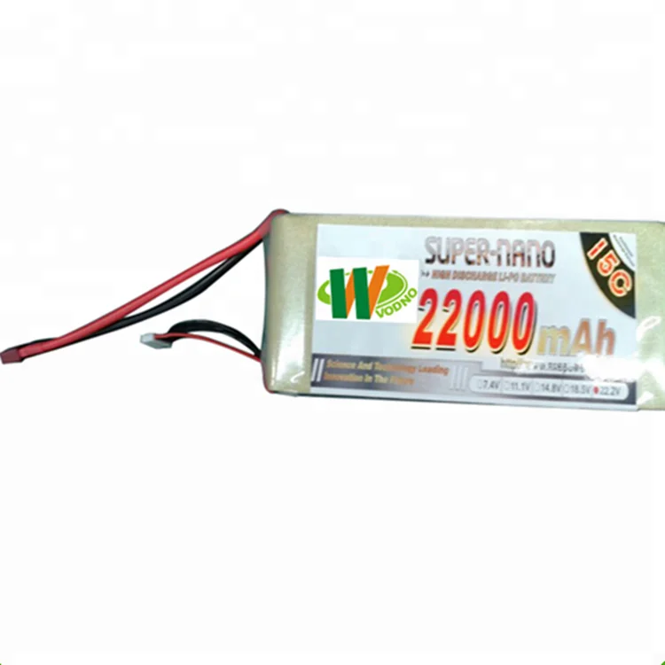 
High quality 22.2V helicopter 20000mAh rc lipo battery for rc 25C-50C 