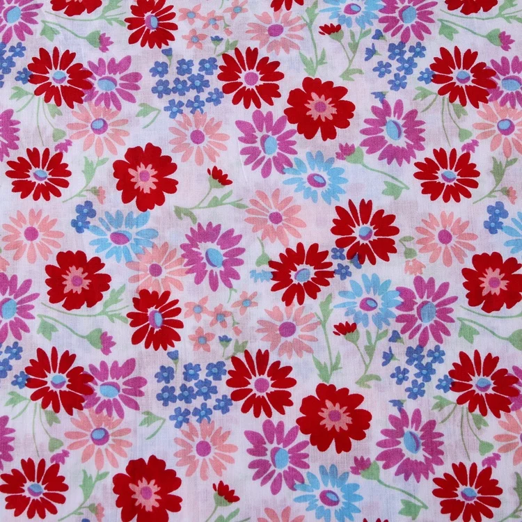 Gots certified organic cotton Factory hot sales 100% cotton custom print new style plain Japanese voile fabric