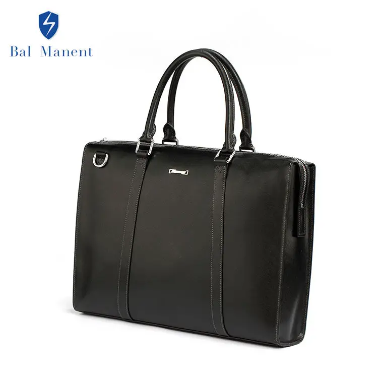 Custom Genuine Leather Bag For Men Handbags private label luxury handbags
