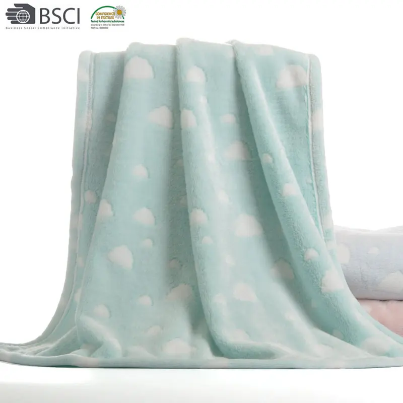 Dog Car Blanket Puppy Cuddle Play Blanket Fleece Pet Blanket 100% Polyester Winter Babies Plain Printed Knitted 280gsm