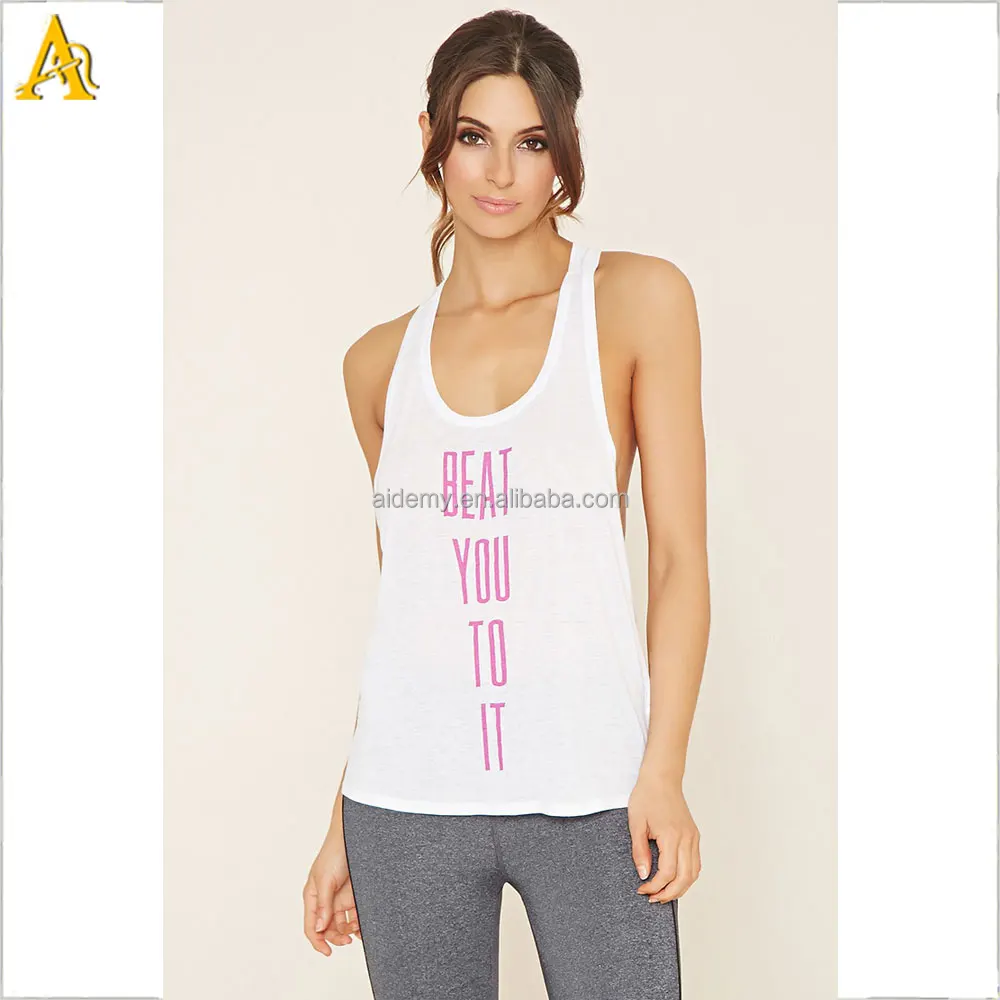 
Athletic wear wholesale beekeeping suit Active Beat You To It Tank Fitness tank top 