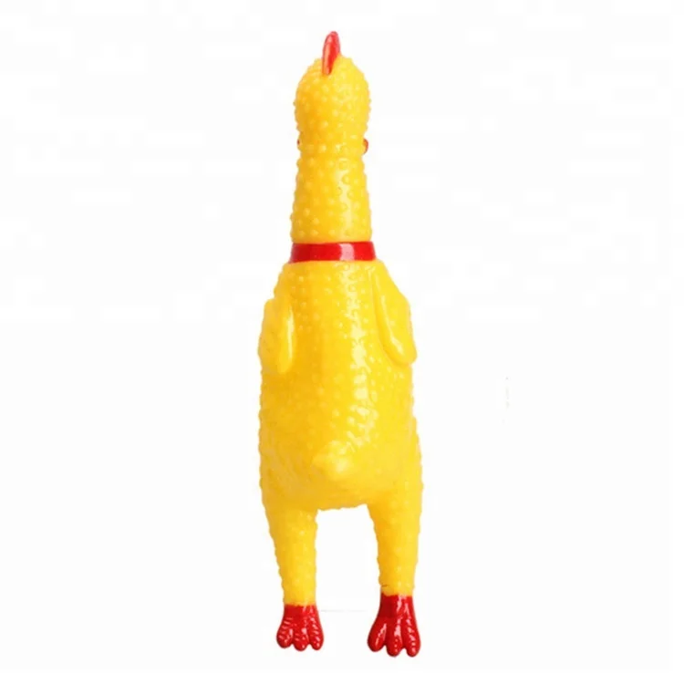 Cute Screaming Chicken Squeaking Chick Sound Pet Interactive Dog Toy