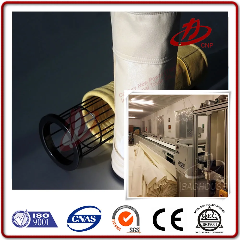 Directly factory cement polyester silo bag filters for dust collector