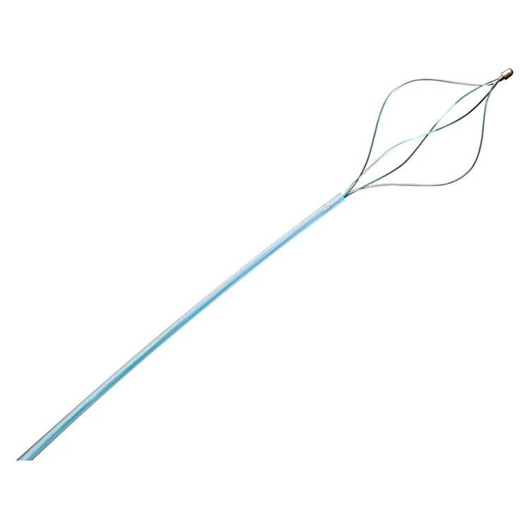 Nitinol stone retrieval basket stone extractor