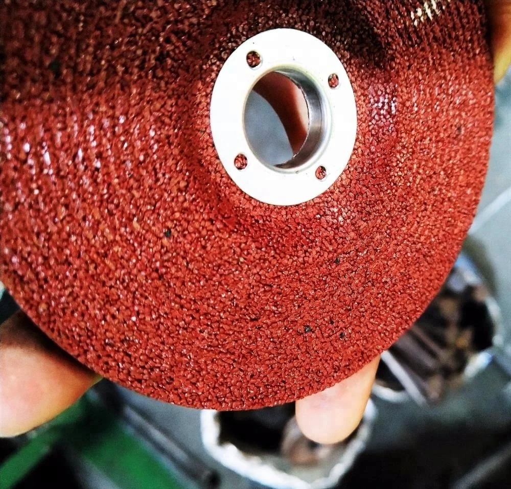 Red Grit 24# Professional Level Grinding Wheel for Polishing Stainless Steel and Metal