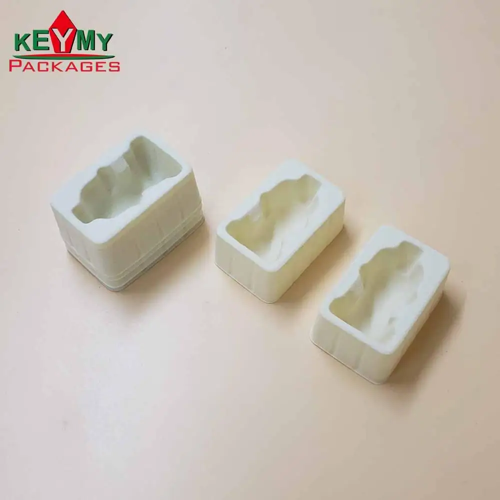 
customize environmental flocked blister tray for charger packing 