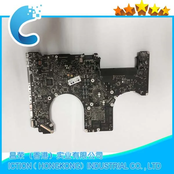 A1286 motherboard for macbook pro A1286 logic board 820-2850-A HM55 DDR3 Intel SLBU4 I5-520M