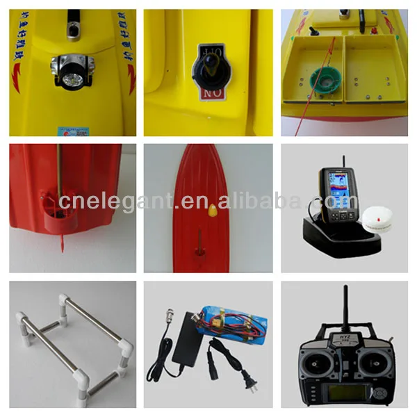 HYZ-105A long range navigation radio bait boat with fish finder