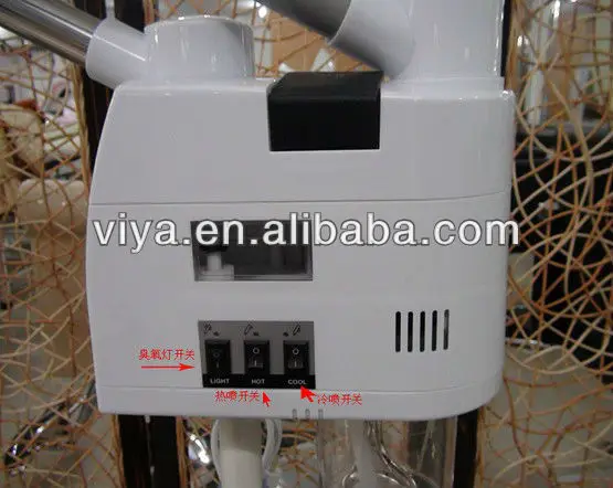 Super September Floor-Standing Hot&Cold Ozone Spraying Facial Steamer Deep Cleansing Inhaler Salon Equipment