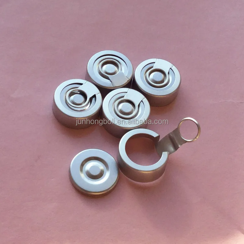 Best quality aluminum penicillin bottle cap 20mm ring pull cap China manufacturer