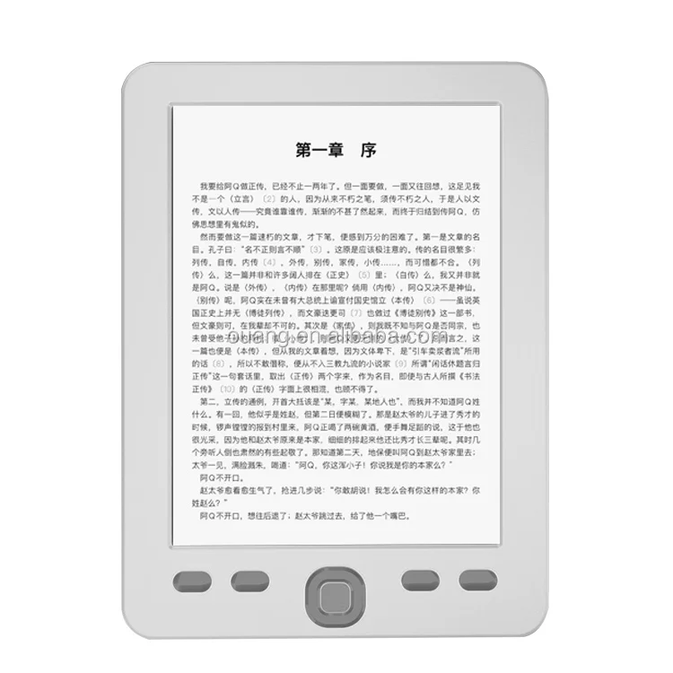 2018 Hot selling cheap Ink screen Book reader 6inch EBOOK-617