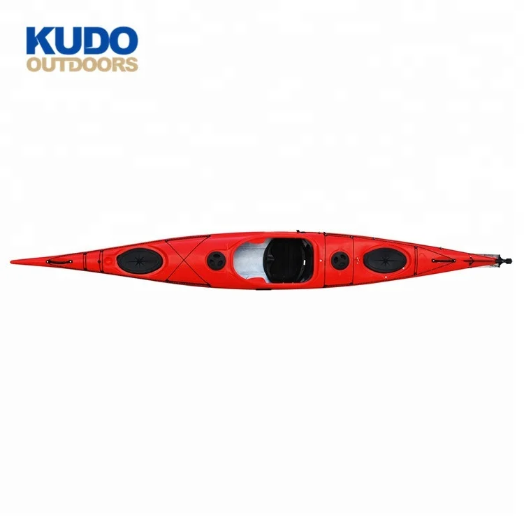 Designed In Norway Produced by KUDO Three Layer Sandwich Construction HDPE Sea Kayak with good stability