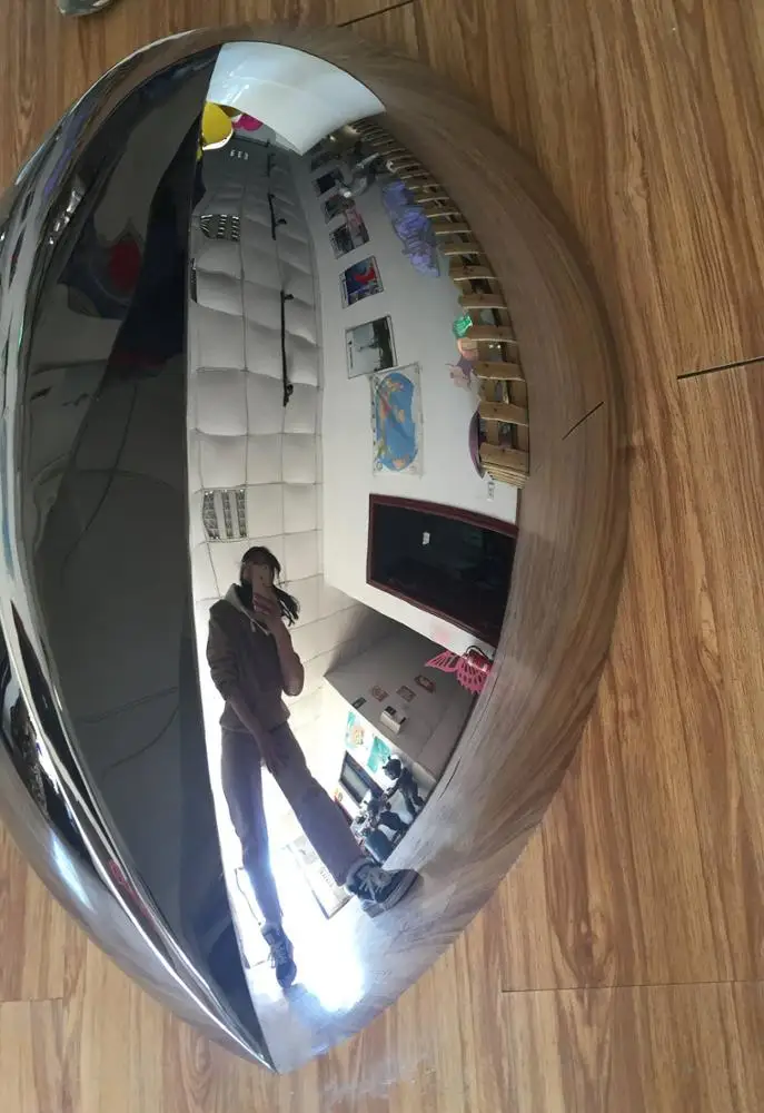 Anish Kapoor convex sky mirror polished metal art craft home wall decor statue stainless steel modern sculpture
