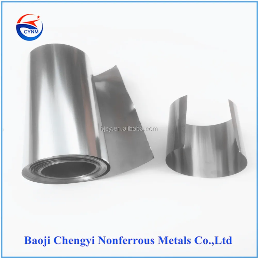 hot sale tantalum 10% tungsten (Ta 10 W) foil used as a substitute for platinum.