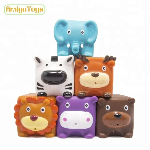 
PVC Bath Time Activity Blocks Baby Toys 