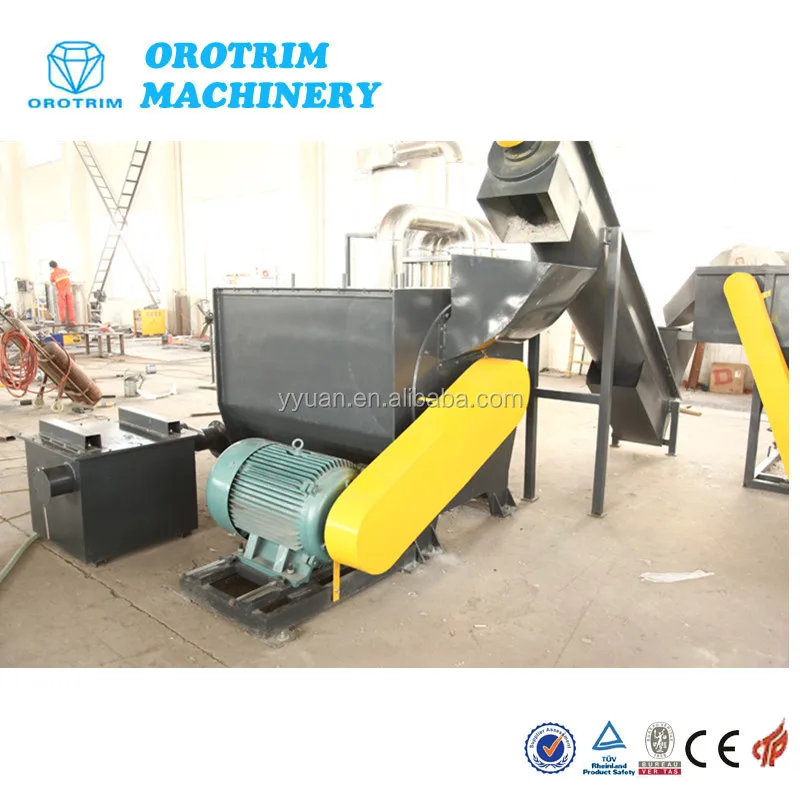 Waste PET bottle crushing machine, pet crushing recycling and washing line with good price,Japan standard