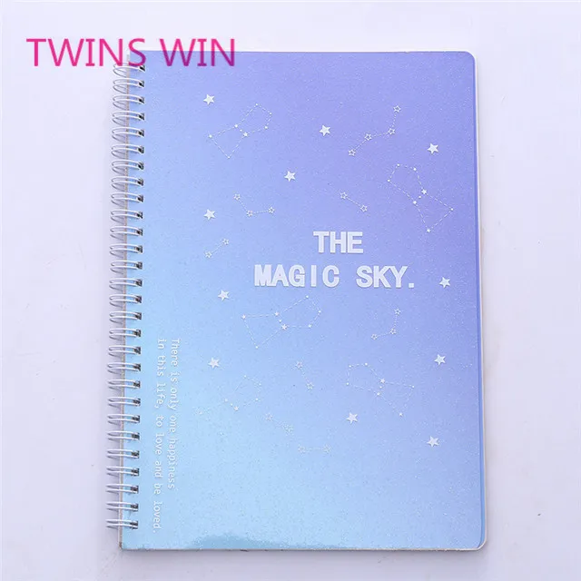 korean school and office supplies stationery items list with price personalised  a5 spiral notebook get free samples 1166