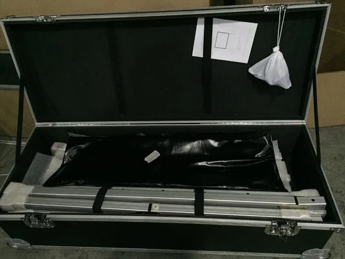 150 Inch Fast Fold Projector Screen  4:3 Foldable Portable Outdoor Movie Screen daylight