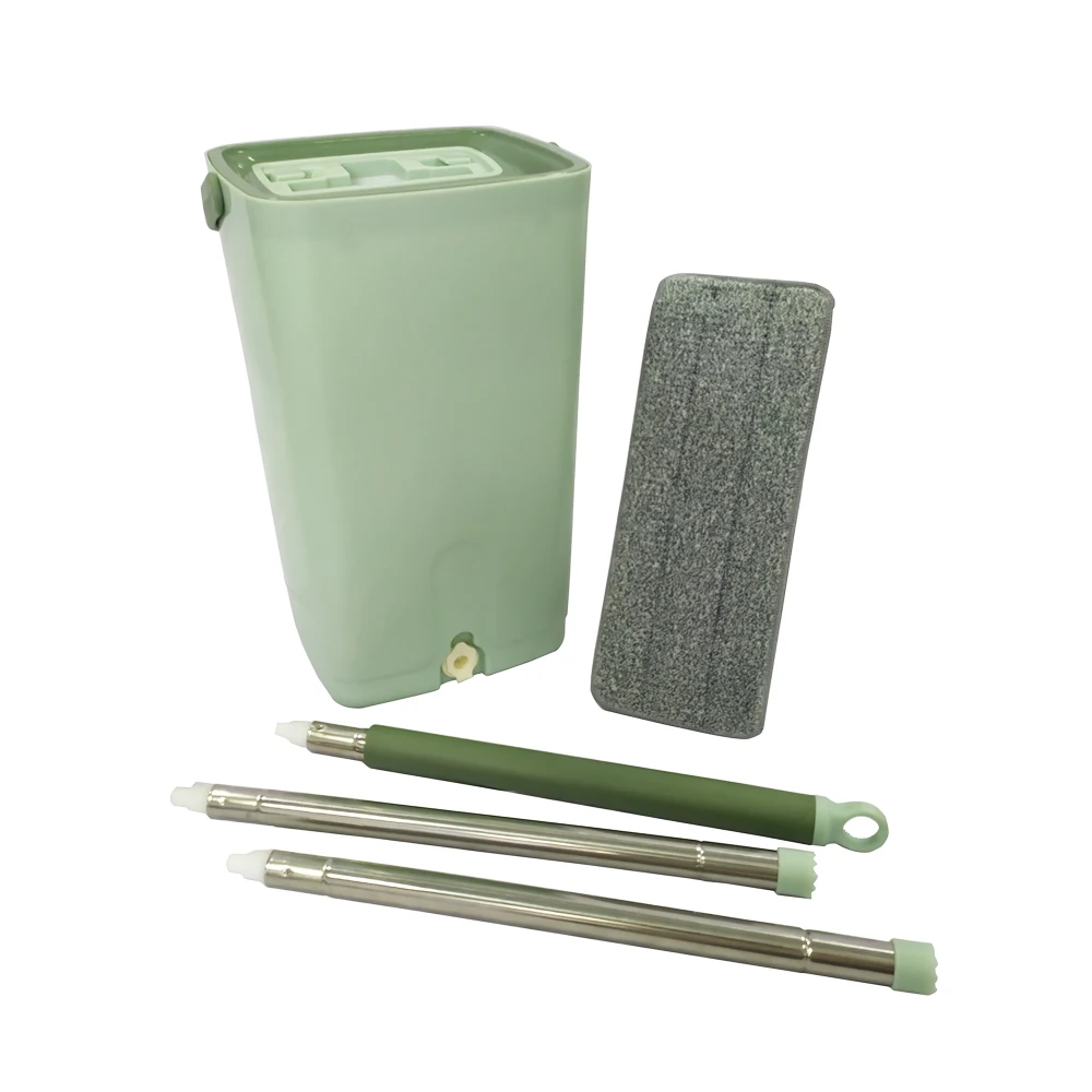BNcompany Mini Self Wash & Dry Hands Free Magic Flat Mop And Bucket Set