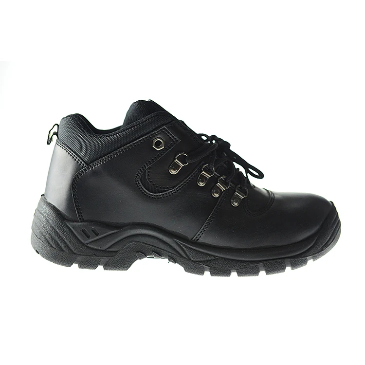 UC-386 PU injection safety industrial feet protect buffalo leather working steel toe shoes