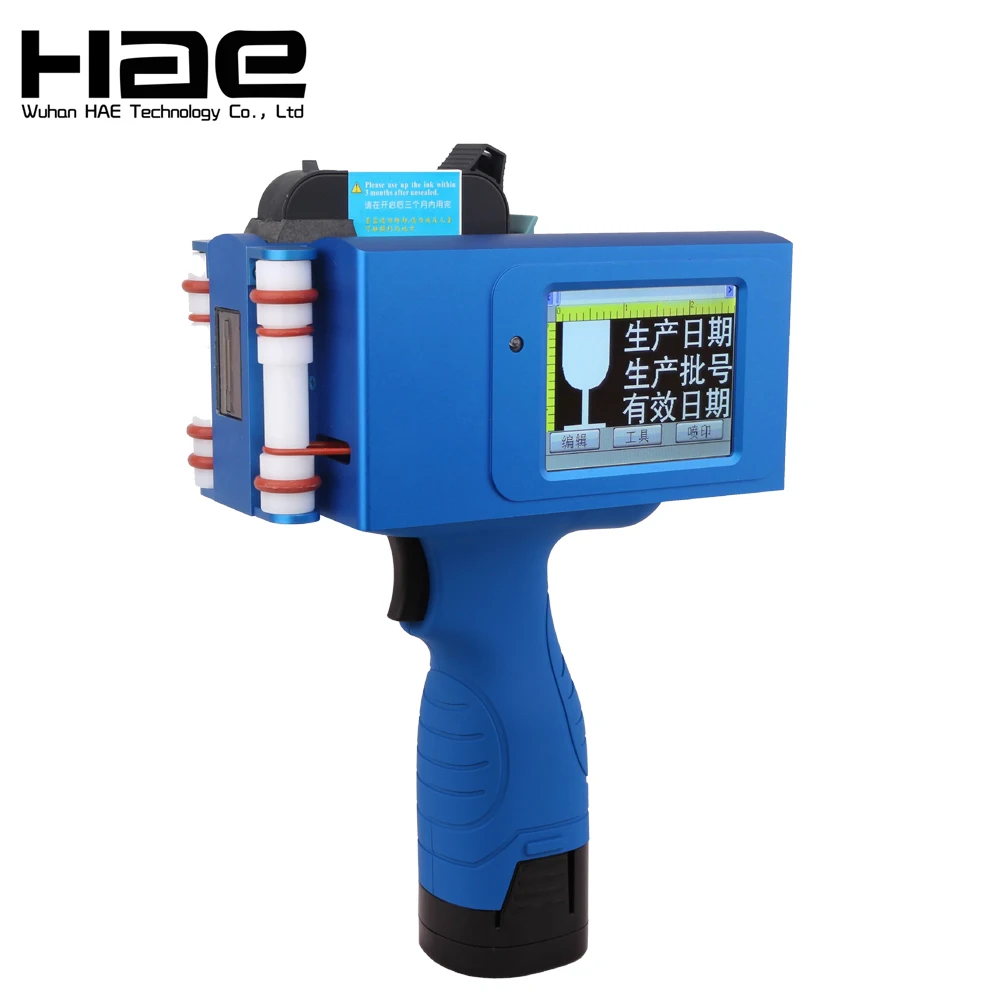 Automatic Ink Plastisol Portable Cable Inkjet Batch Code Printers