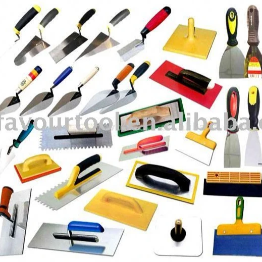 MASONRY TOOL BRICK TROWEL WITH CARBON STEEL BLADE