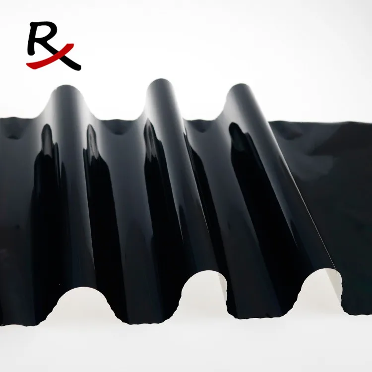 2017# faux leather matte black 16 micron hot stamping pet transfer pigment color foil roll