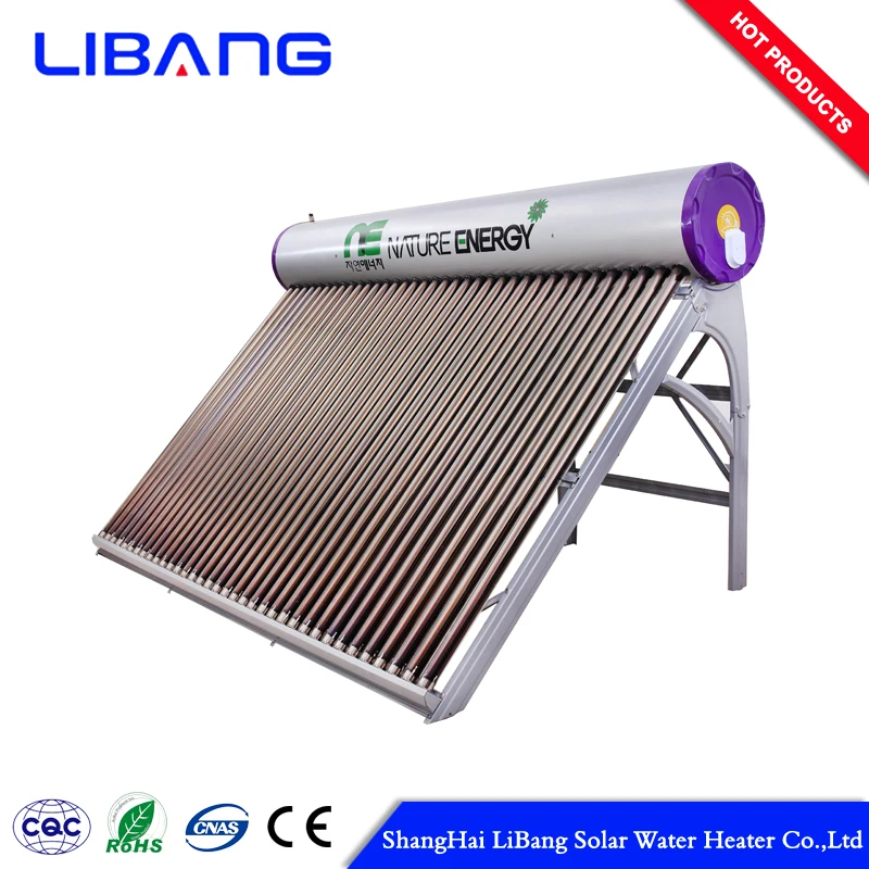 
High Quality Vacuum Glass Tubes Galvanized Color Steel Bathroom Solar Collectors Price Solar Water Heater 