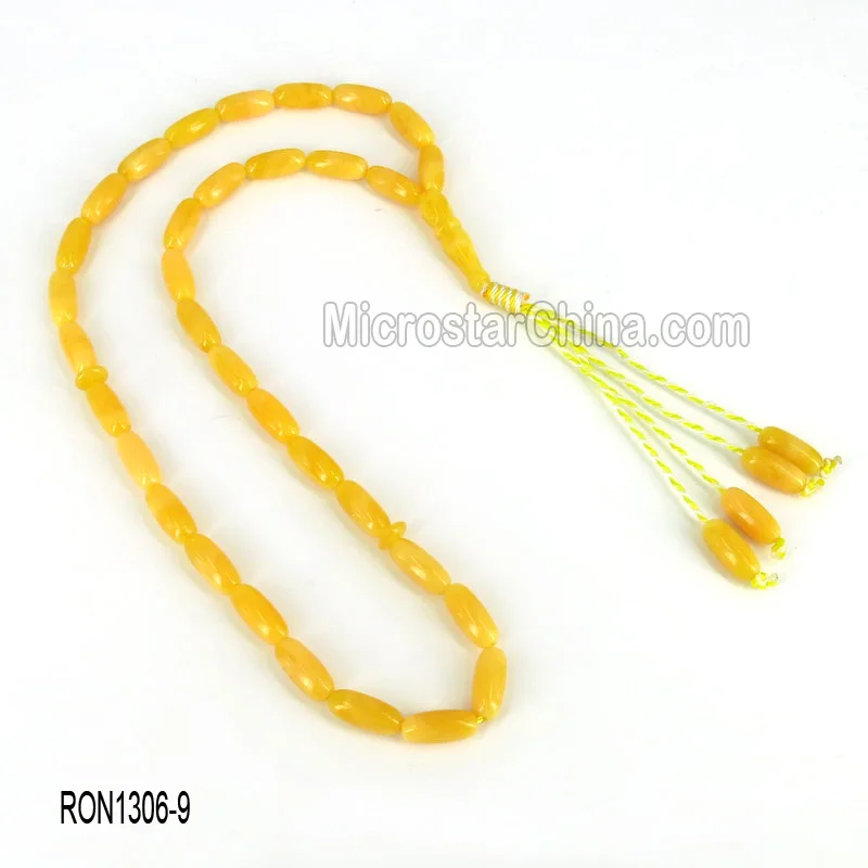 Alibaba Express Turkey Jewelry It Tasbeeh Beads Rosary Necklace Necklaces Acrylic Religious Islam Microstar Strand RON1306-9