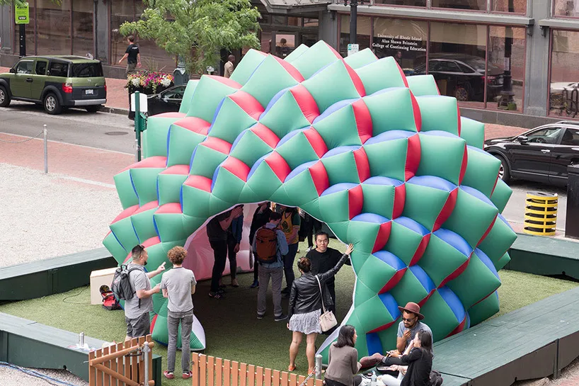Colorful lighted Inflatable Hedgehog model dome air bubble tent  for   out door party meeting sport events