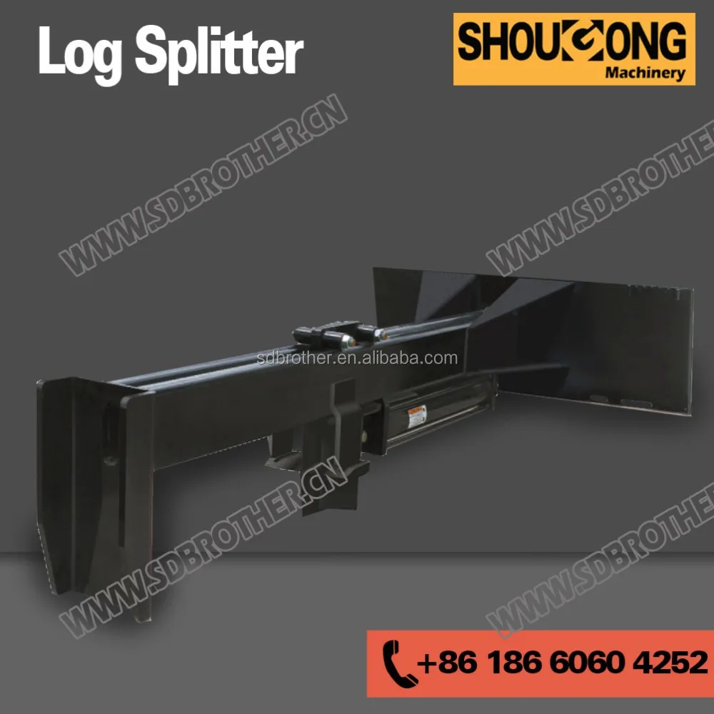 Skid Steer Attachment Log Splitter