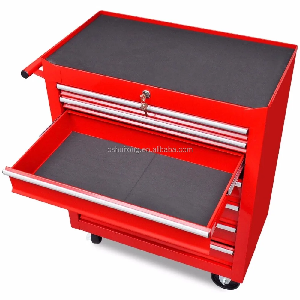 
Wholesales 26 inch metal 7 Drawer Mechanic Toolbox Chest Trolley Cabinet With Wheels 