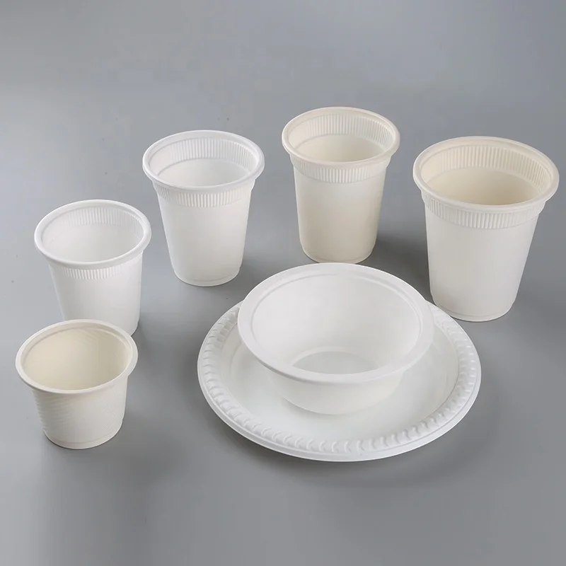 Promotion Eco Driendly Plastic Disposable Party Plate Cup Biodegradable Plates And Cups