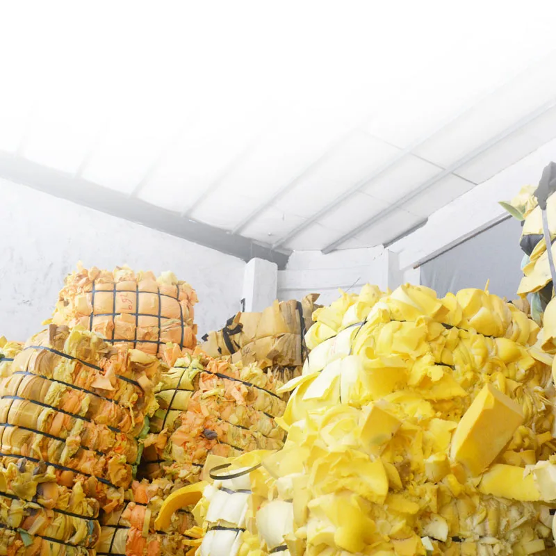 Compressed in Bale grade A polyurethane foam scrap for furniture