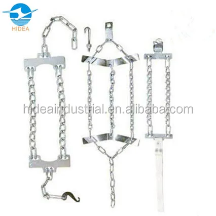 Adjustable emergency snow chain for cars utility snow chain