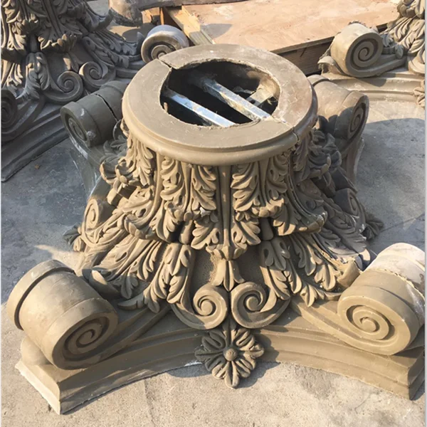 Легкая армированная стекловолокном армированная пластиковая Смола коринэтановая столешница римская