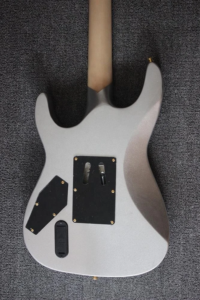 Weifang Rebon 6 String Floyd rose tremolo silver colour  electric guitar