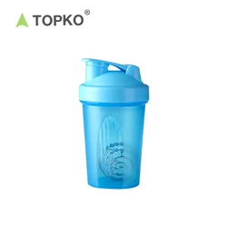 TOPKO 400ml Blender Mixer Bottle Protein Powder Shaker Water Bottle