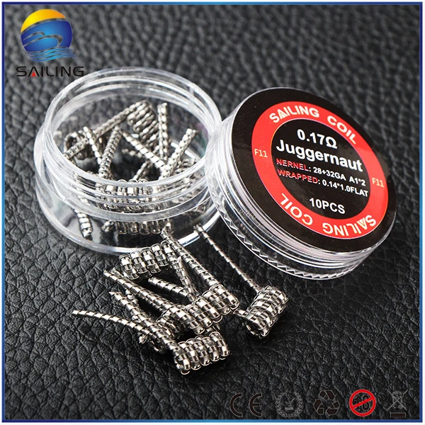 
2016 sailing the best coil for you clapton coil vaping with acrylic box vaper coil for vapor 